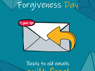 Email debt forgiveness day